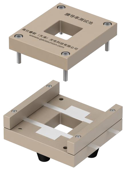 C034-1 Membrane Conductivity Test Cell — Assembly view