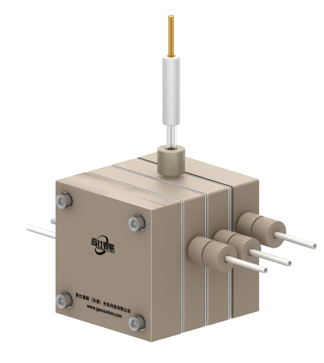 CP10 / CP20 Gas-Diffusion Flow Cell — PEEK example